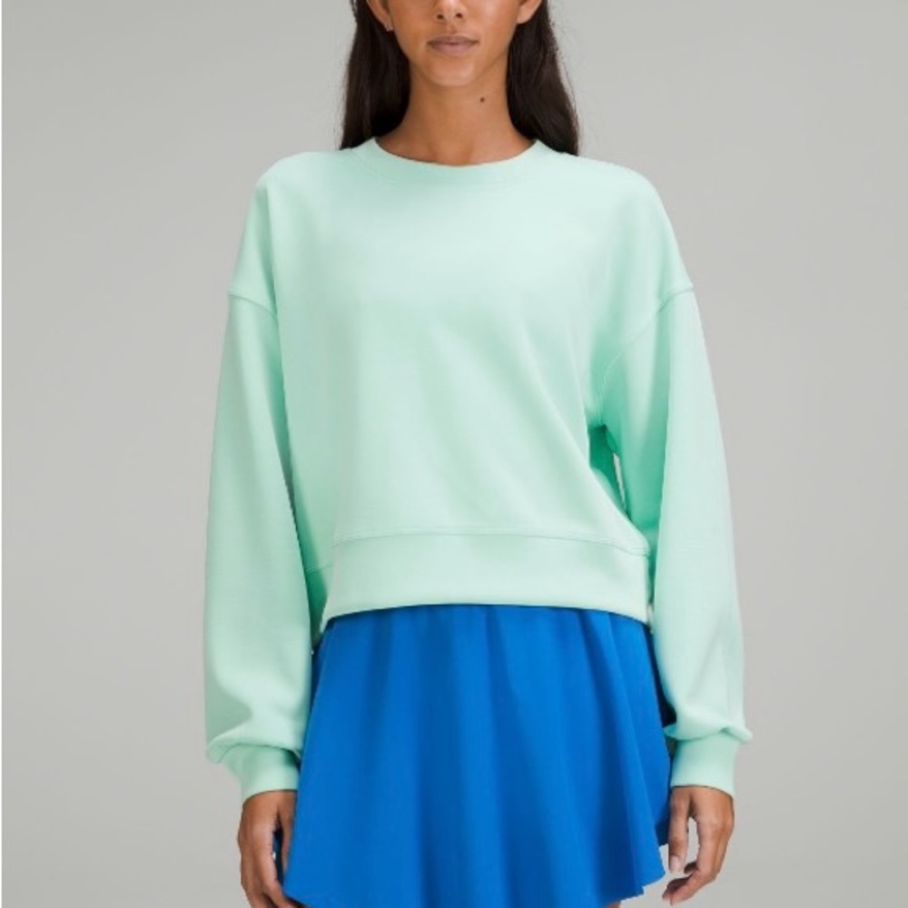 Lululemon Softstreme Perfectly Oversized Cropped Sweatshirt Size 10